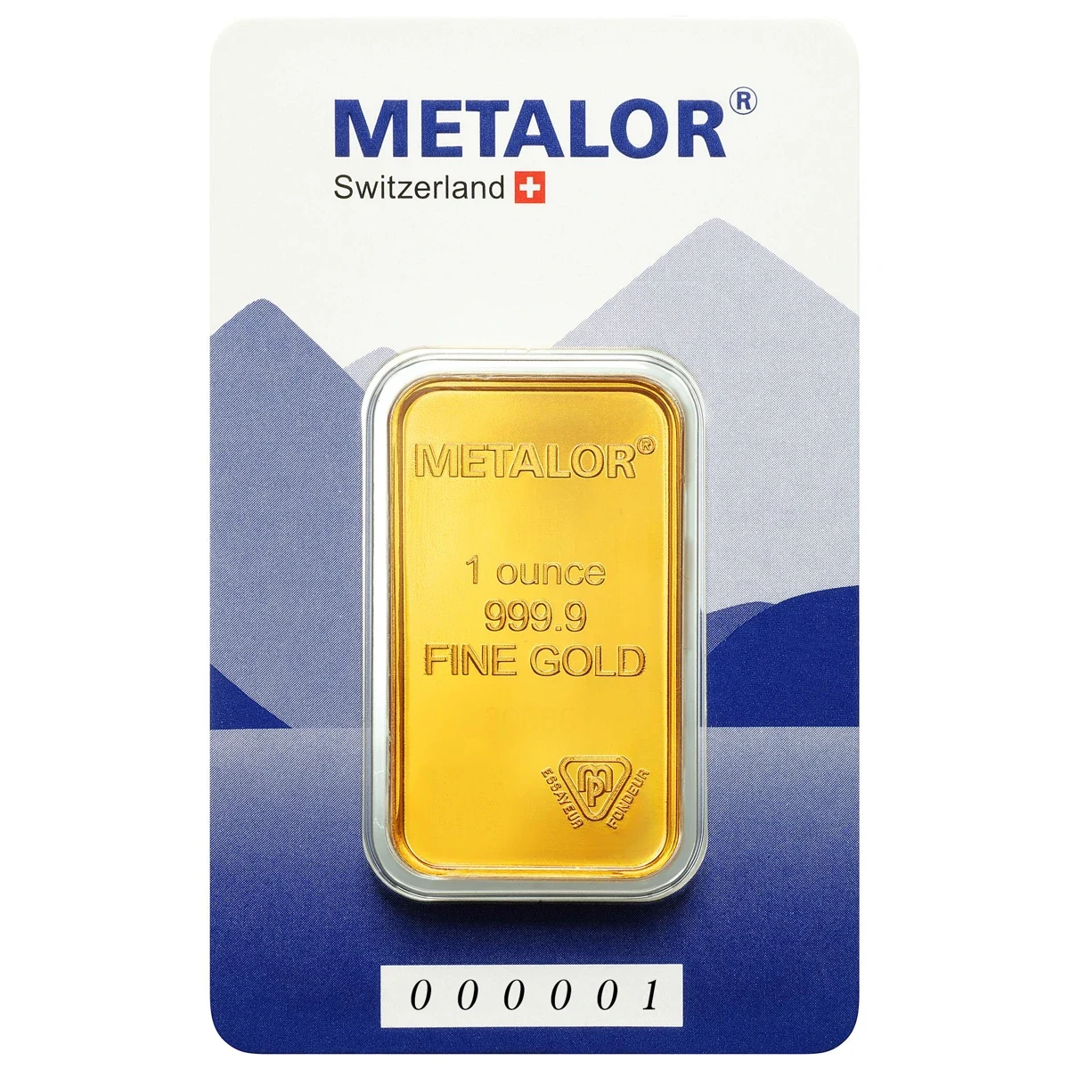 Metalor 1 oz Gold Bar